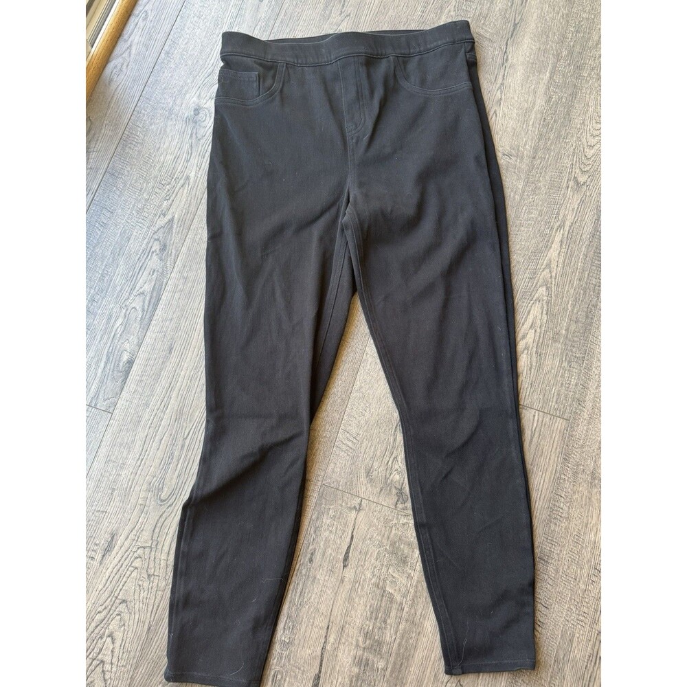 Spanx Pants Slim Straight Ankle Trousers Size XL High Rise Stretch